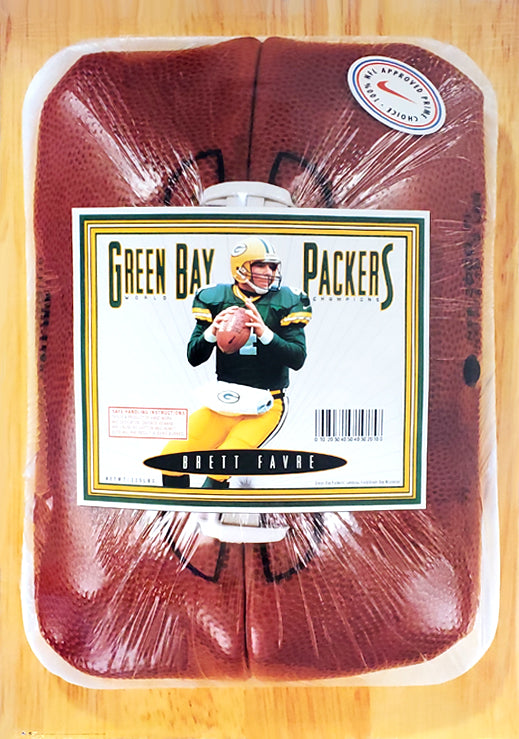 GREEN BAY PACKERS BRETT FAVRE VINTAGE 1997 NIKE NFL FOOTBALL