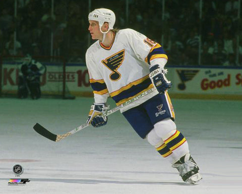 Brett Hull St. Louis Blues Classic (c.1989) Premium Poster Print - Photofile Inc.