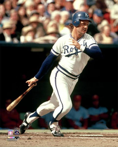 George Brett "Classic Stroke" (c.1977) Kansas City Royals Premium Poster Print - Photofile