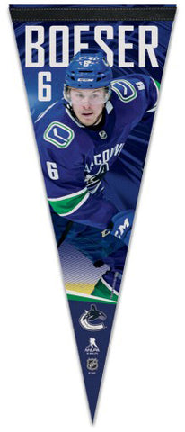 Brock Boeser Vancouver Canucks Official NHL Hockey Premium Felt Collector's Pennant - Wincraft Inc.