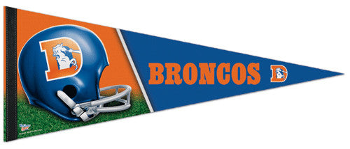 Denver Broncos "NFL Classic" (1968-96 Style) Premium Felt Pennant - Wincraft Inc.