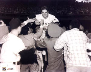 Bobby Thomson "Shot Heard 'Round the World" (1951) New York Giants Premium Poster - Photofile Inc