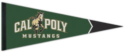 Cal Poly Mustangs Official NCAA Team Logo Premium Felt Pennant - Wincraft Inc.