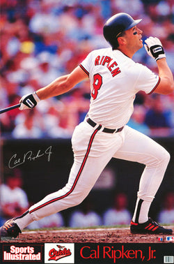 Cal Ripken Jr. "Signature Series" Baltimore Orioles Vintage Original Poster - Marketcom/SI 1989