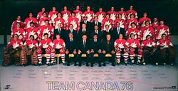 Team Canada Hockey 1976 Official Team Portrait Poster - Worldsport Properties