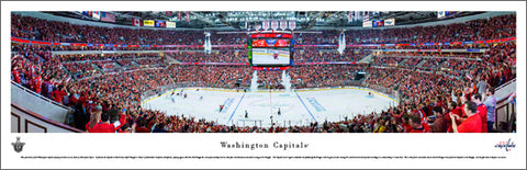 Washington Capitals 2015 NHL Playoffs Game Night Panoramic Poster Print - Blakeway Worldwide