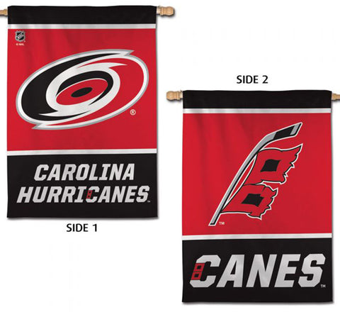 Carolina Hurricanes Official NHL Hockey 2-Sided Vertical Flag Wall Banner - Wincraft Inc.