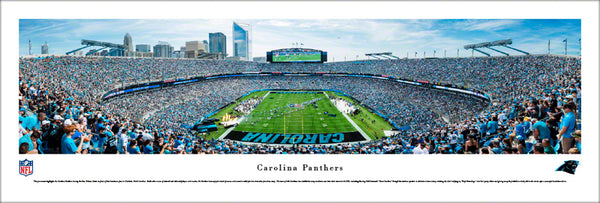 Carolina Panthers Bank of America Stadium Gameday Panoramic Poster Print - Blakeway 2017