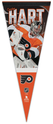 Carter Hart Philadelphia Flyers NHL Superstar Series Premium Felt Collector's Pennant - Wincraft