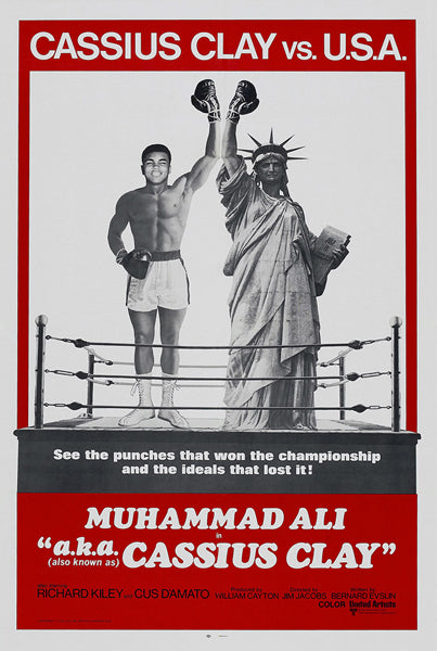 Muhammad Ali "a.k.a. Cassius Clay" (1970) Boxing Movie Poster Reprint - Eurographics Inc.