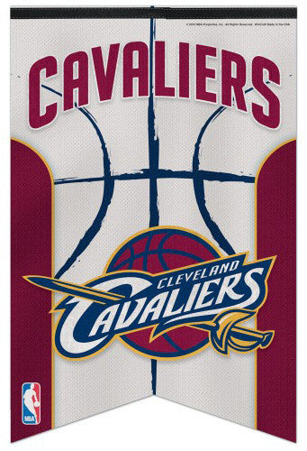 バスケットボール NBA Banner Team  Cleveland Cavaliers Cleveland Cavaliers Official NBA Basketball Team Logo Premium Felt
