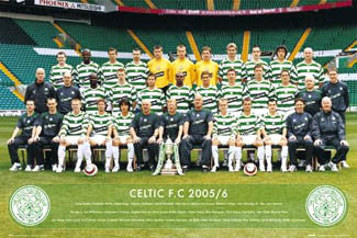 Glasgow Celtic Official Team Portrait 2005/06 - GB Posters
