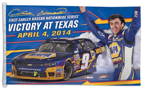 Chase Elliott "Victory at Texas 2014" Official HUGE 3'x5' Commemorative Flag - Wincraft Inc.
