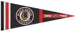 Chicago Blackhawks "CHI '40" NHL Hockey Reverse-Retro-Style Premium Felt Collector's Pennant - Wincraft