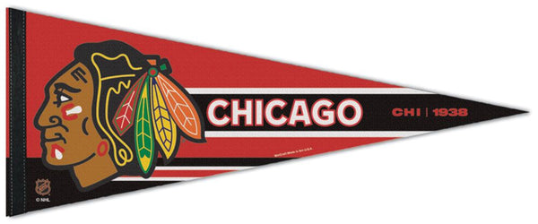 Chicago Blackhawks "CHI 1938" NHL Reverse-Retro 2022-23 Premium Felt Collector's Pennant - Wincraft