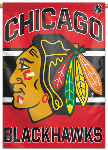 Chicago Blackhawks Official NHL Hockey Team Premium Wall Banner - Wincraft Inc.