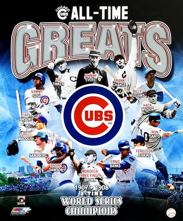 Chicago Cubs 1908 World Series Champions Team Portrait Premium Poster Print  - Photofile Inc.