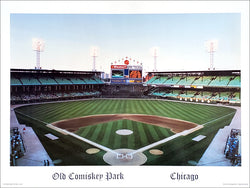 Chicago White Sox Old Comiskey Park Poster Print - Stadium Views 1990