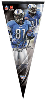 Calvin Johnson "Big-Time" EXTRA-LARGE Premium Felt Pennant - Wincraft