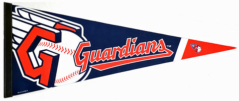 Cleveland Guardians Official MLB Baseball Premium Felt Collector's Pennant - Wincraft