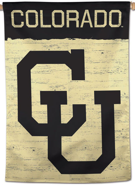 University of Colorado Buffaloes Retro-CU-Style Official NCAA Premium 28x40 Wall Banner - Wincraft Inc.