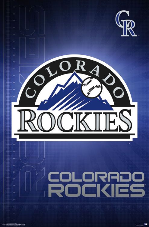 Colorado Rockies Official MLB Baseball Team Logo Poster - Trends Inter –  Sports Poster Warehouse