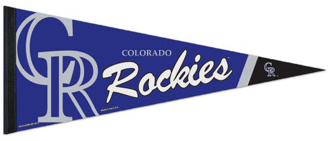 Colorado Rockies Official MLB Logo-Style Premium Felt Pennant - Wincraft Inc.