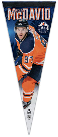 Connor McDavid Signature Series Edmonton Oilers Premium Felt Collector's Pennant - Wincraft Inc.