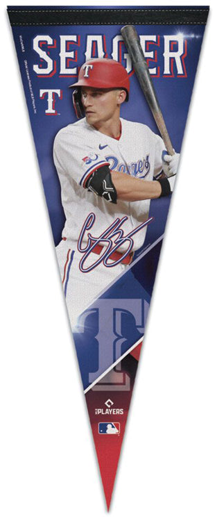 Corey Seager Texas Rangers Signature Series Official MLB Premium Felt –  Sports Poster Warehouse