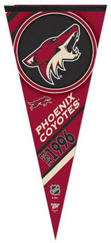 Phoenix Coyotes "Est. 1996" Extra-Large Premium Felt Collector's Pennant - Wincraft