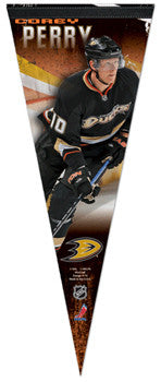 Corey Perry "Superstar" Anaheim Ducks Premium Felt Collector's Pennant - Wincraft 2013