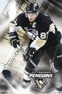 Sidney Crosby "Dynamo" Pittsburgh Penguins NHL Action Poster - Costacos 2011