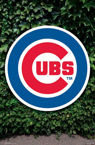 Chicago Cubs Official MLB Baseball Team Logo Poster - Trends International