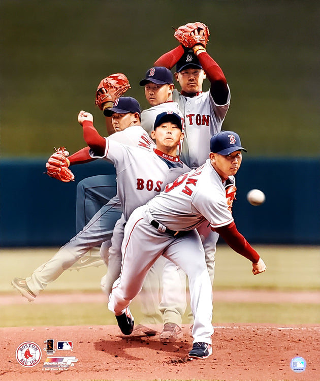 Daisuke Matsuzaka The Pitch Boston Red Sox Premium Poster Print