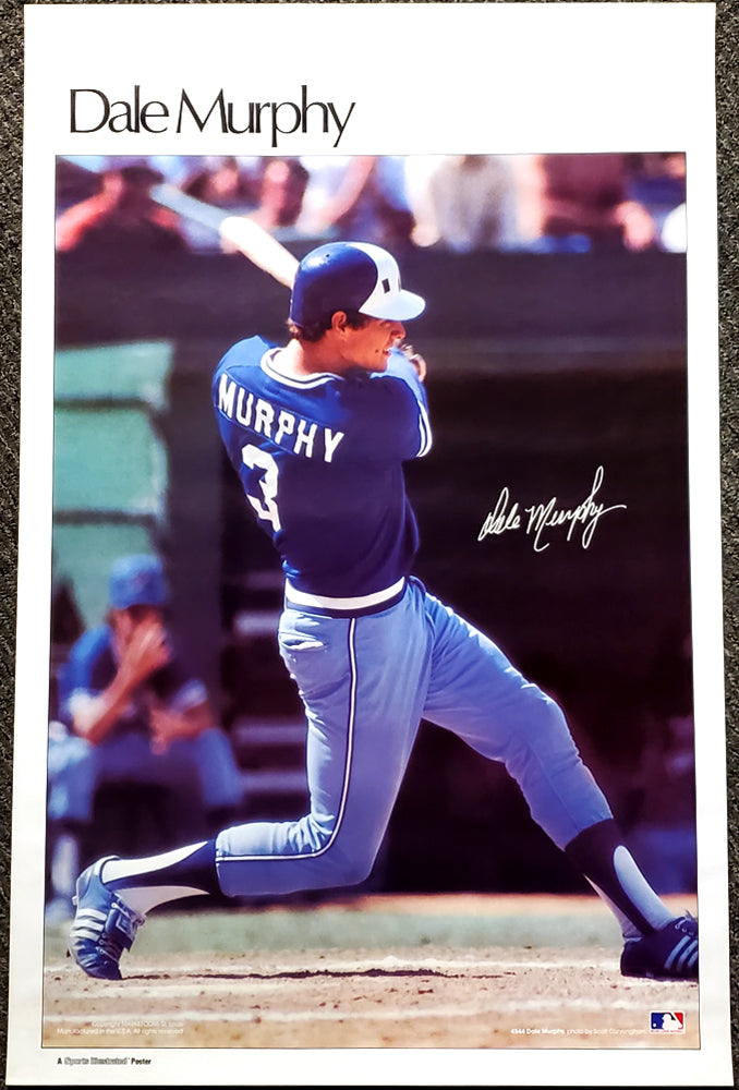 Dale Murphy Superstar Atlanta Braves Vintage Original Poster - Sports  Illustrated by Marketcom 1981
