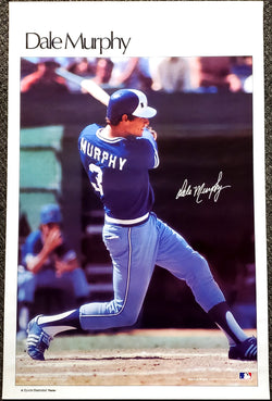 Dale Murphy "Superstar" Atlanta Braves Vintage Original Poster - Sports Illustrated by Marketcom 1981