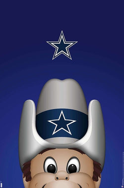 Dallas Cowboys "Rowdy Style" NFL Football Theme Art Poster - S. Preston/Trends Int'l.