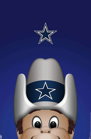 Dallas Cowboys "Rowdy Style" NFL Football Theme Art Poster - S. Preston/Trends Int'l.