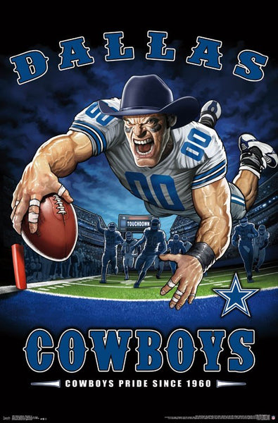 Dallas Cowboys "Cowboys Pride Since 1960" NFL Team Theme Poster - Trends International Inc.