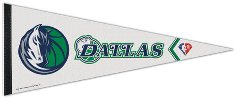 Dallas Mavericks NBA 75th Anniversary City Edition Premium Felt Pennant - Wincraft