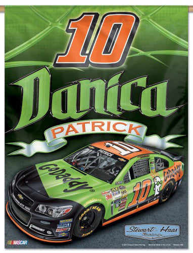 Danica Patrick NASCAR GoDaddy #10 Premium Collector's BANNER - Wincraft Inc.