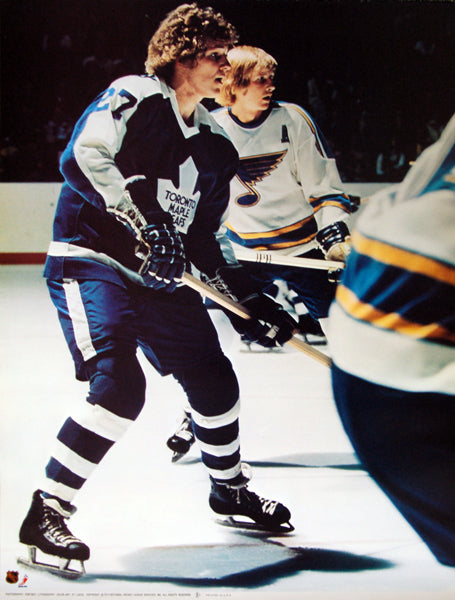 Darryl Sittler "Classic" Vintage Toronto Maple Leafs Poster - Sports Posters 1974