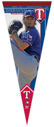 Yu Darvish "Rangers Action" Premium Felt Collector's Pennant - Wincraft