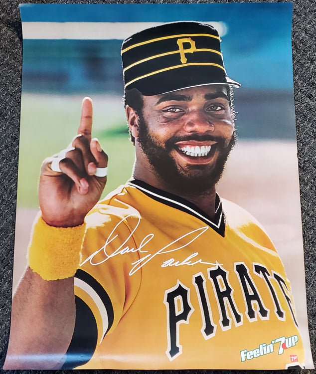 Dave Parker Feelin' 7-Up Pittsburgh Pirates Vintage Poster - 7