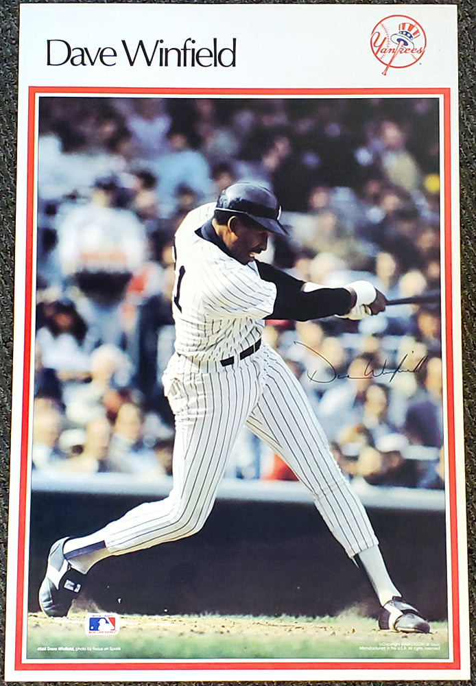 Dave Winfield Superstar New York Yankees Vintage Original Poster - S –  Sports Poster Warehouse