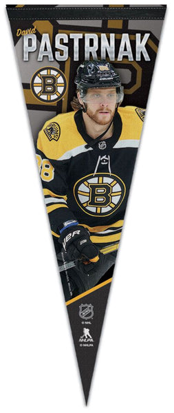 David Pastrnak Boston Bruins NHL Superstar Series Premium Felt Collector's Pennant - Wincraft