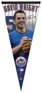 David Wright "Signature" Oversized Premium Felt Pennant