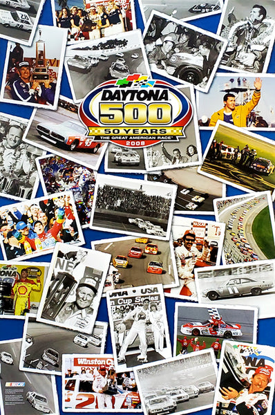 Daytona 500 "50 Years" Commemorative Poster - Time Factory 2008