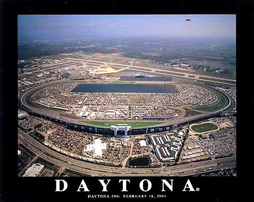 Daytona International Speedway "From Above" Premium Poster Print - Aerial Views