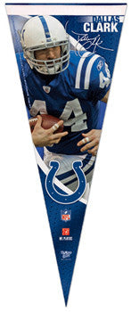 Dallas Clark "Signature" Indianapolis Colts Premium Felt Pennant (LE ...